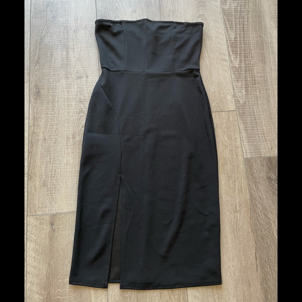 Favlux Fashion Bridget Front Slit Bodycon Dress